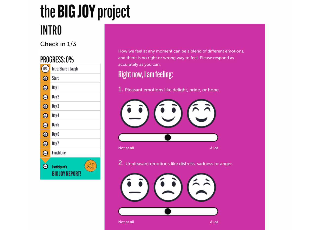 The BIG JOY Project