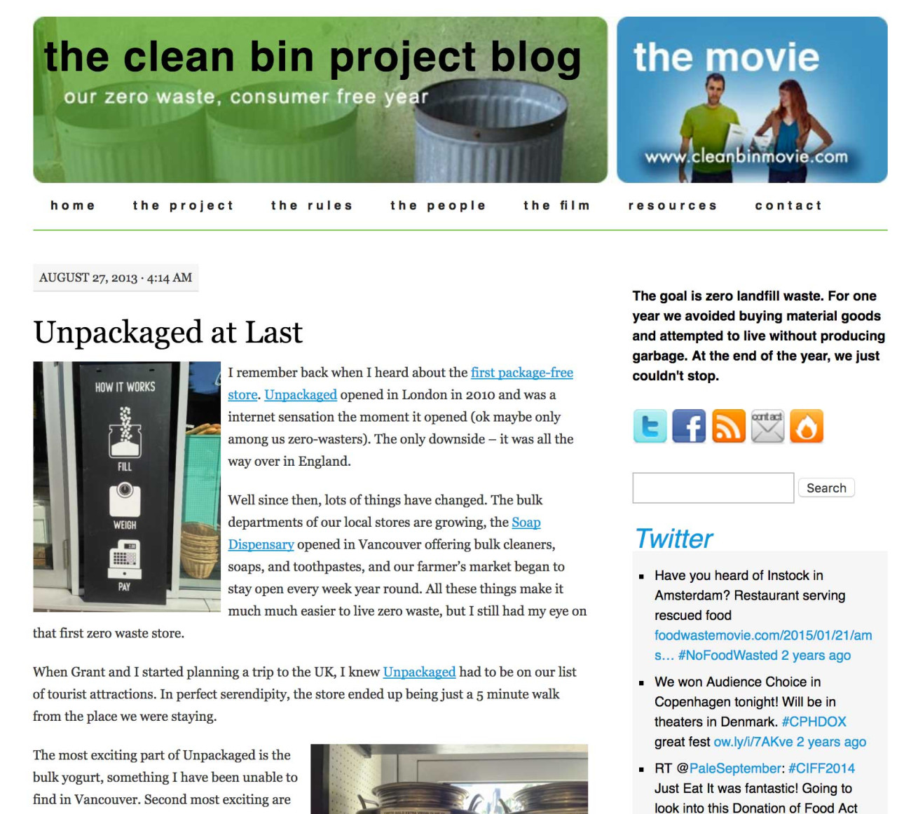 The Clean Bin Project