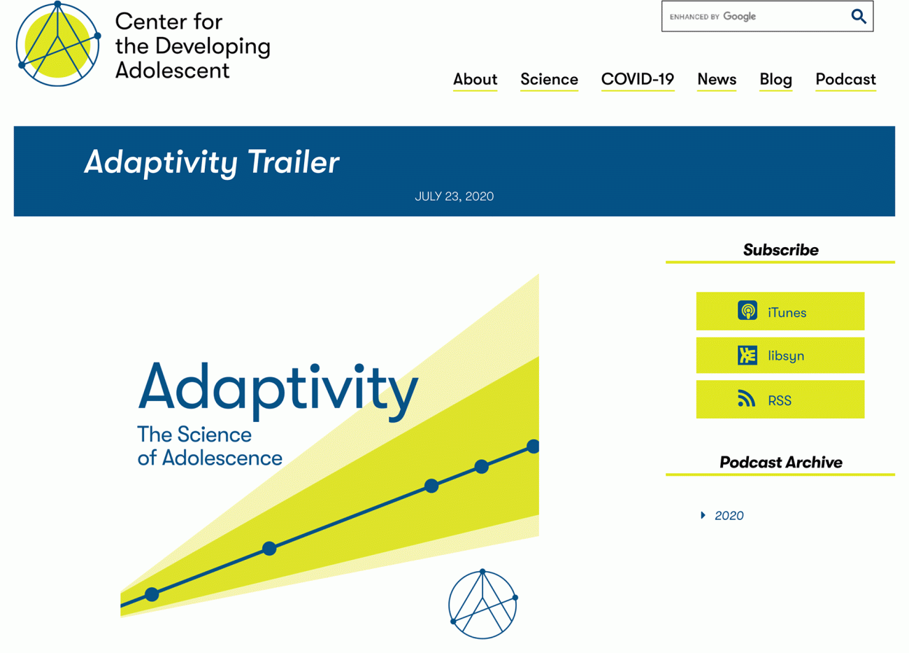 Center for the Developing Adolescent