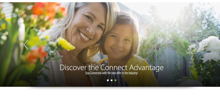 Screenshot of Connect Hearing website home page