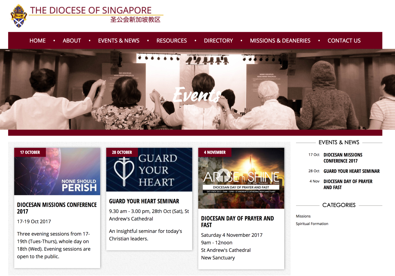 The Anglican Diocese of Singapore
