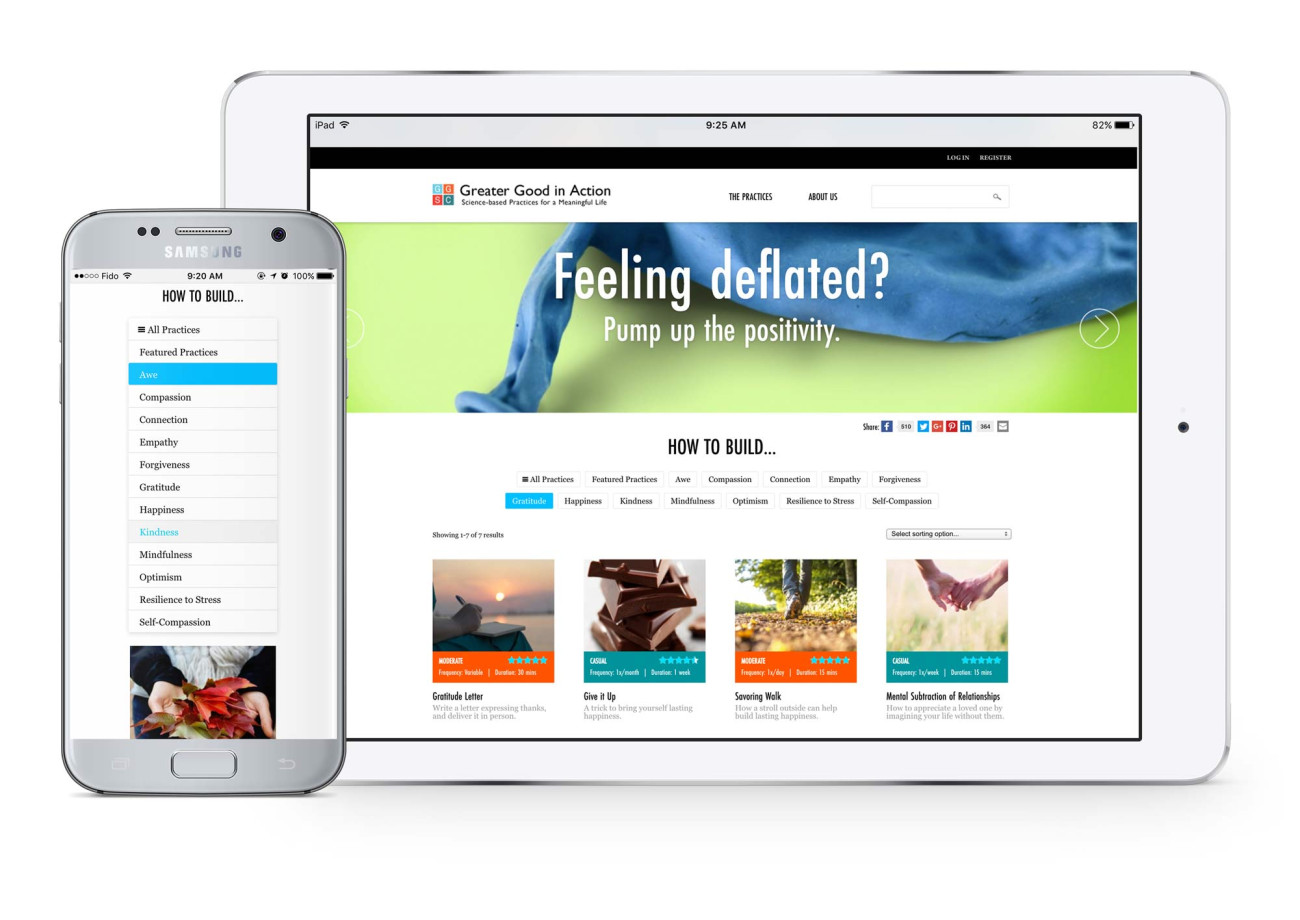 Greater Good in Action