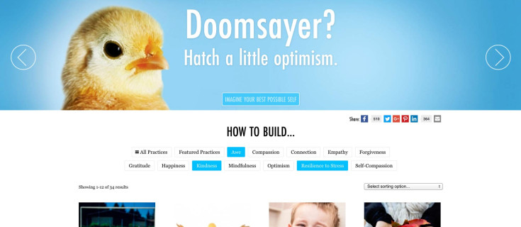 Screenshot of GGIA website home page