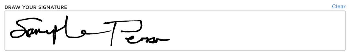 Docusign Draw Your Signature Screenshot