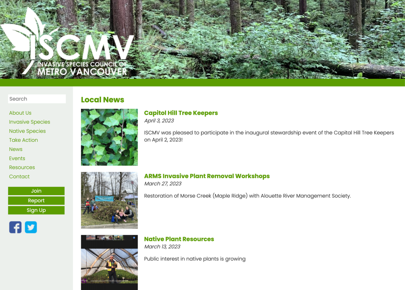 Invasive Species Council of Metro Vancouver (ISCMV)