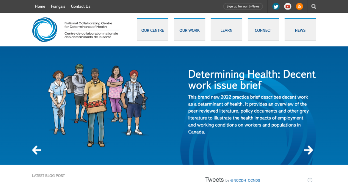 National Collaborating Centre for Determinants of Health (NCCDH)