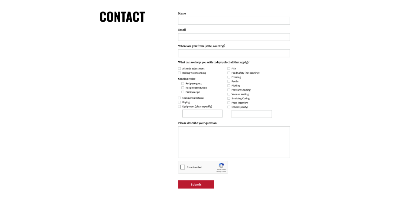 National Center for Home Food Preservation (NCHFP)