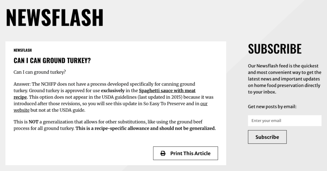 National Center for Home Food Preservation (NCHFP)