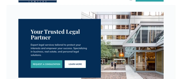 Screenshot of the Paine Edmonds website home page