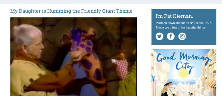 Screenshot of Pat's Picks website home page