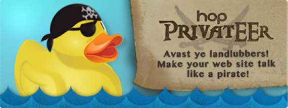 Hop Duck in Pirate avatar