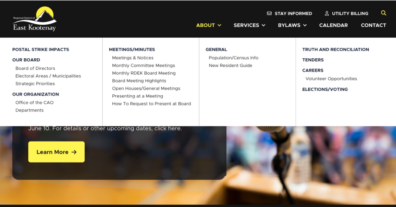 Regional District of the East Kootenays (RDEK)