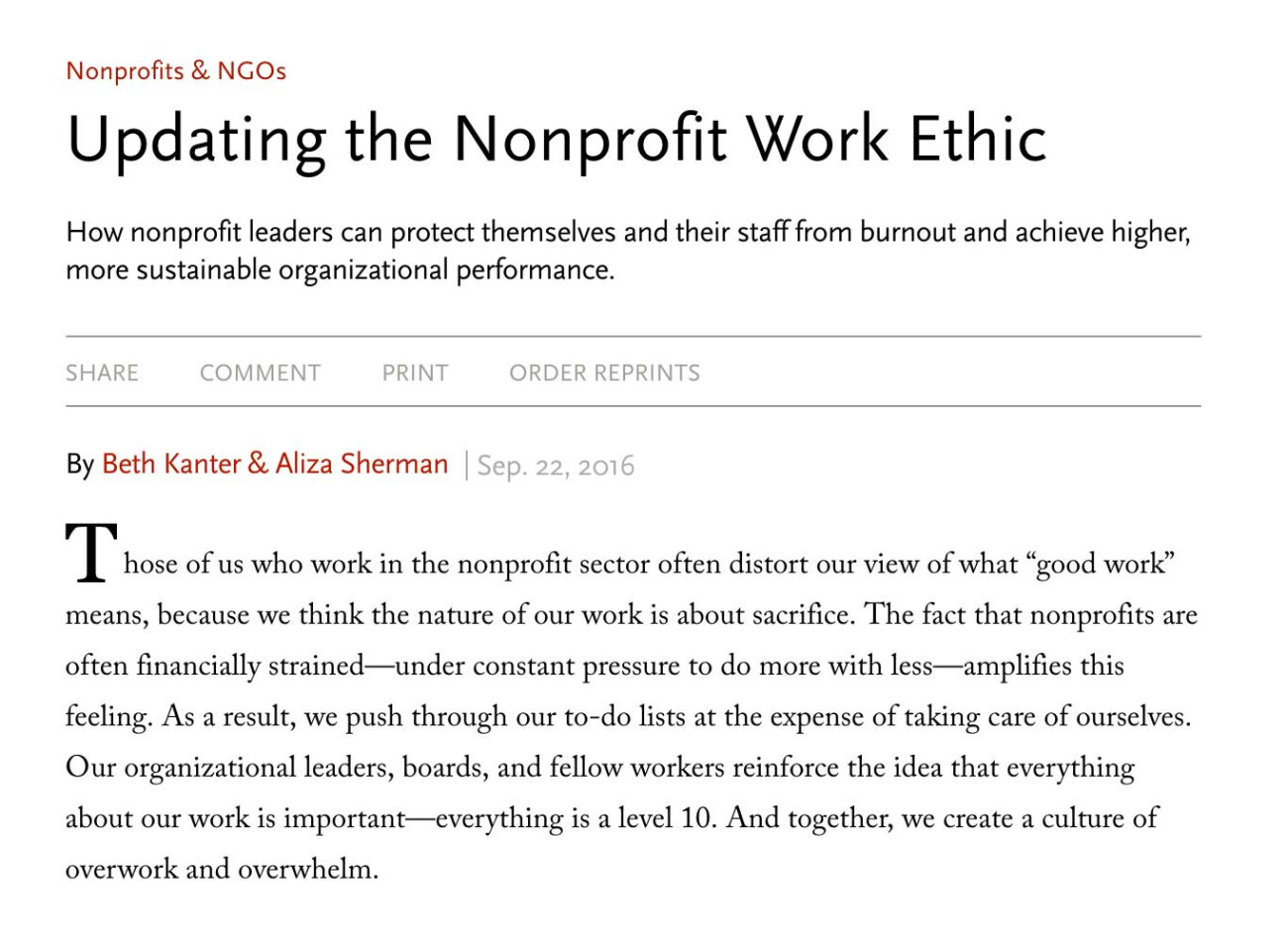 Stanford Social Innovation Review