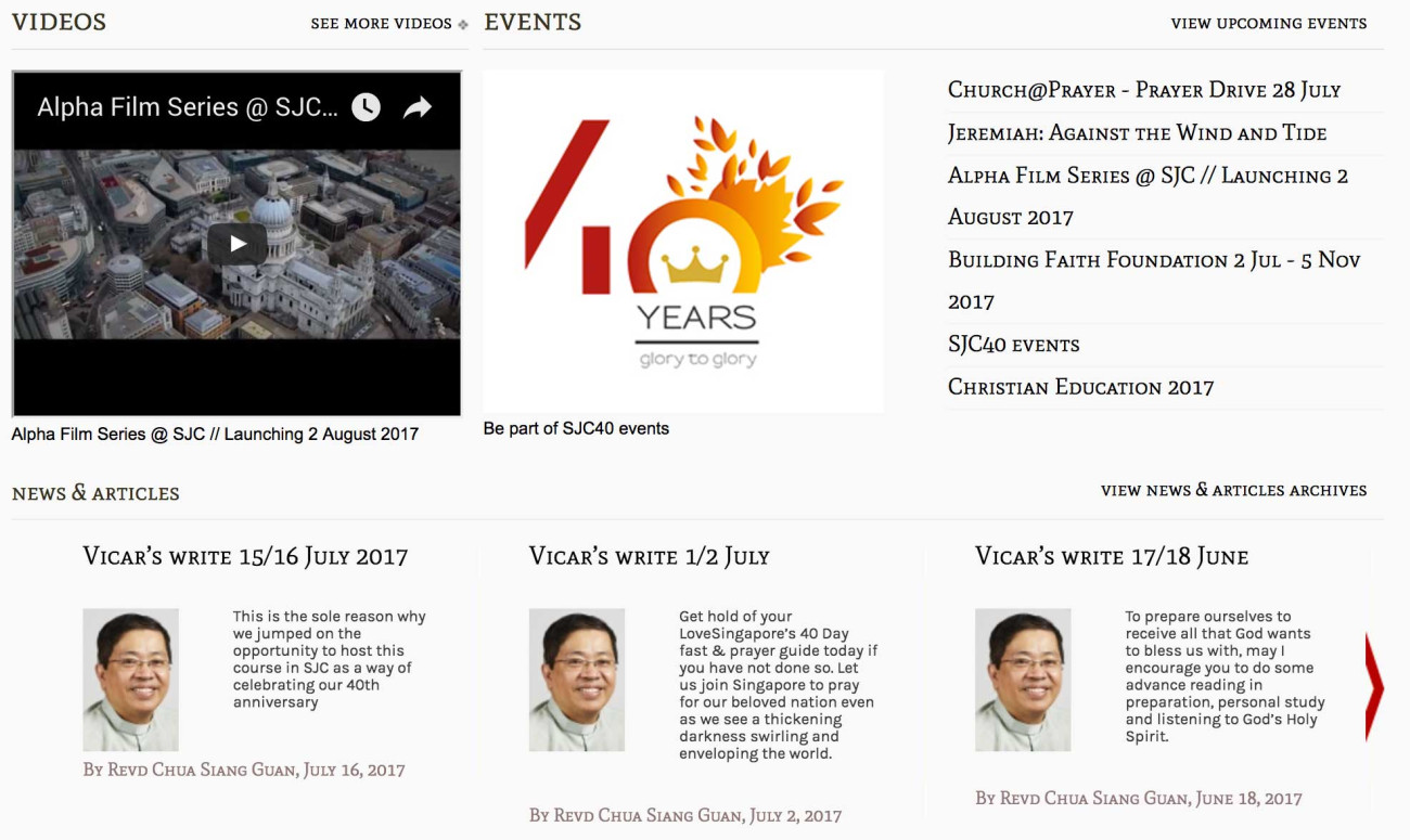 St James’ Church Singapore