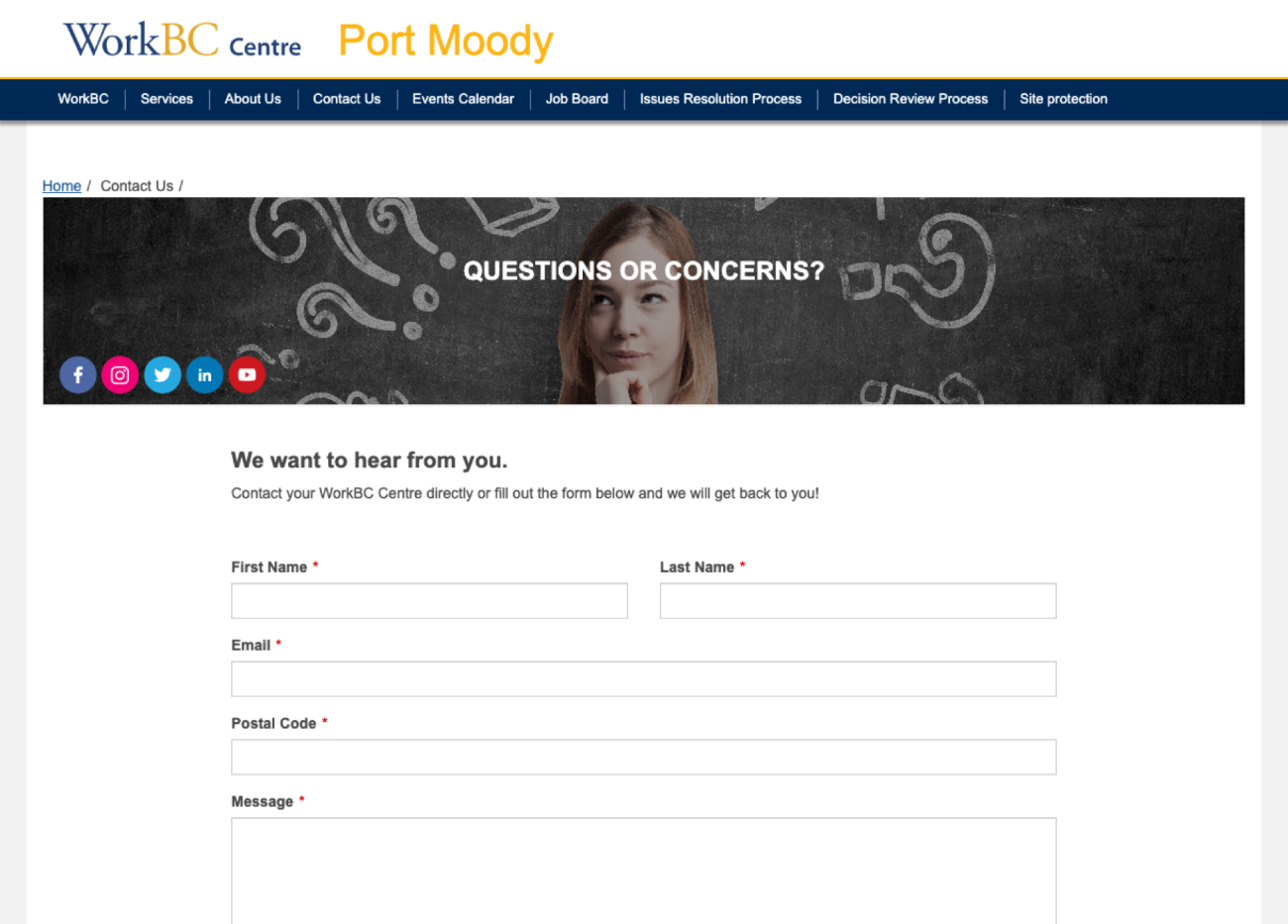 YWCA Metro Vancouver’s WorkBC Centres